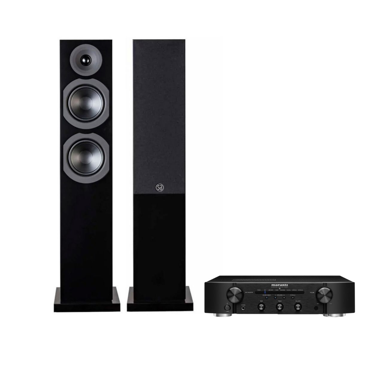 Комплект акустики Marantz PM6007 + System Audio SA Saxo 40 Satin Black -  купить в Челябинске в интернет-магазине Pult.ru